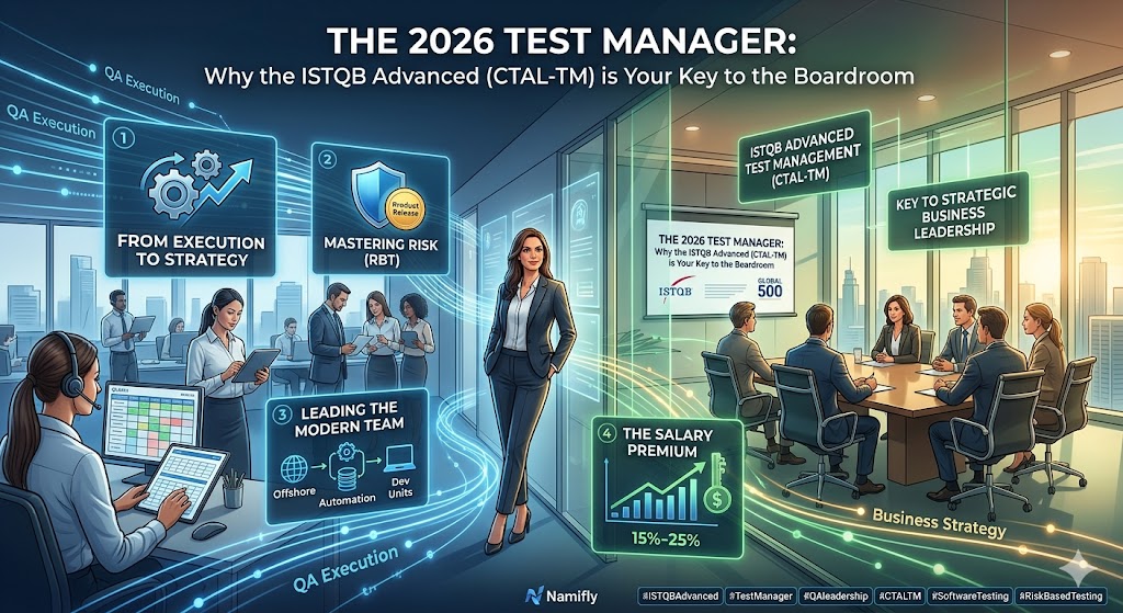 The 2026 Test Manager: Why the ISTQB Advanced (CTAL-TM) is Your Key to the Boardroom